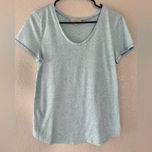 Loft Blue Speckled T Shirt | S